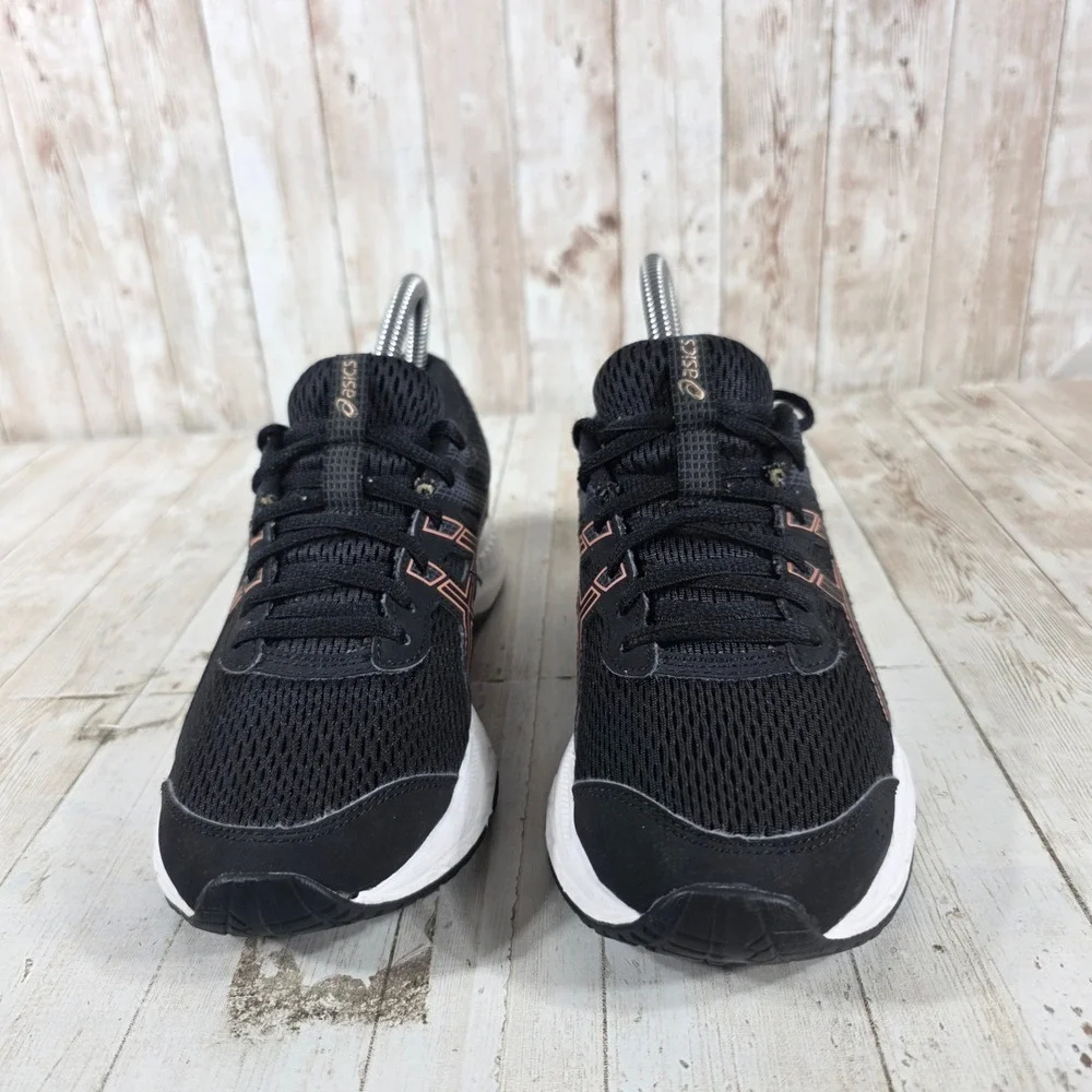 ASICS Gel-Contend‎ 6 Womens Running Shoes Black Rose Gold 1012A570 Size 6.5